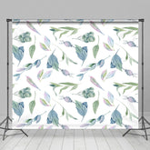 Lofaris Fresh Green Spring Step And Repeat Photo Backdrop