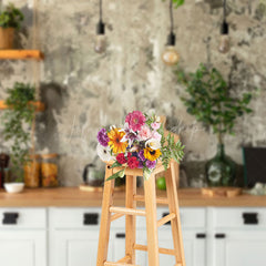 Lofaris Fresh Oldstyle Wall Decoration Photography Backdrop