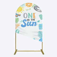 Lofaris Fresh Summer One In The Sun Birthday Arch Backdrop