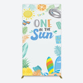 Lofaris Fresh Summer One In The Sun Birthday Rectangle Backdrop