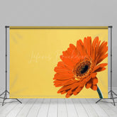 Lofaris Fresh Warm Color Daisy Flower Mothers Day Backdrop
