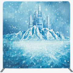 Lofaris Frozen World Iceberg Castle Square Tension Backdrop