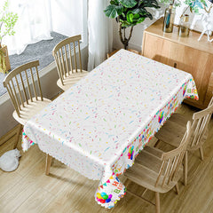 Lofaris Fun And Colorful Confetti Tablecloth For Birthdays
