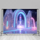 Lofaris Futuristic Portal Neon Arch 007 Signage Backdrop