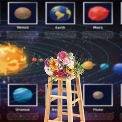 Lofaris Galaxy Science Popularization Study Photo Backdrop