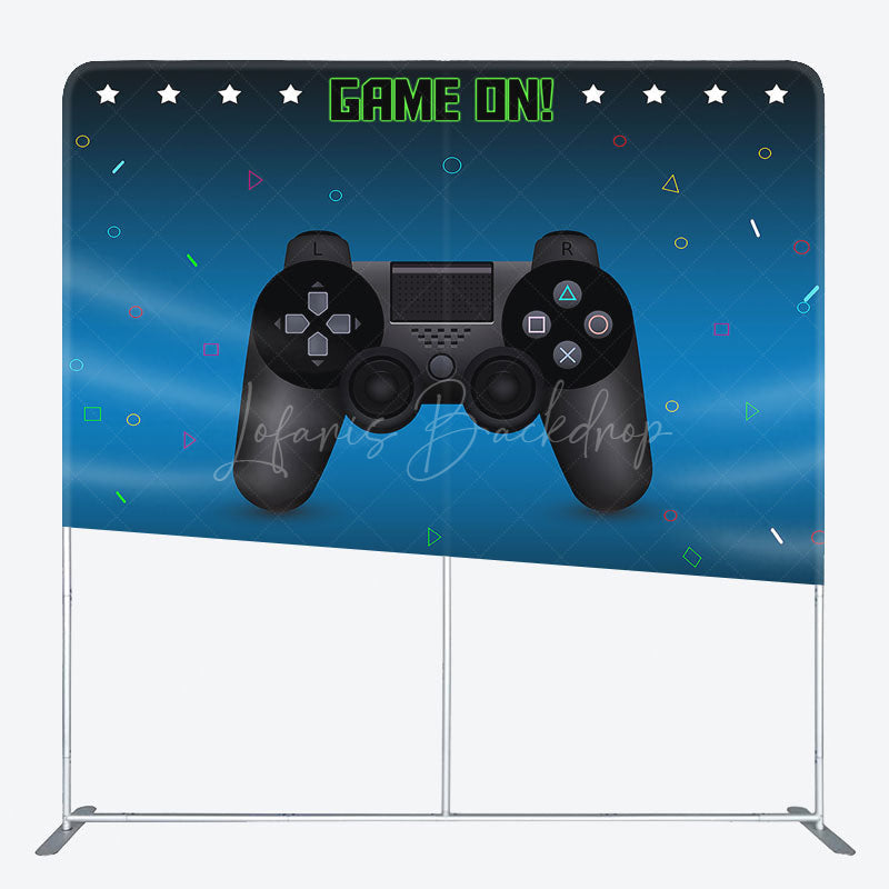 Lofaris Game Console Happy Birthday Square Tension Backdrop