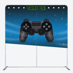 Lofaris Game Console Happy Birthday Square Tension Backdrop
