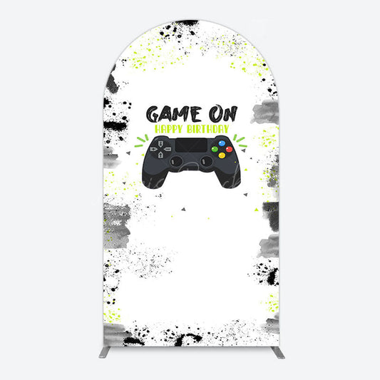 Lofaris Game On Happy Birthday Sweet Simple Arch Backdrop