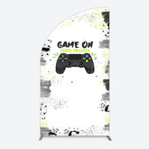 Lofaris Game On Happy Birthday Sweet Simple Half Moon Arch Backdrop