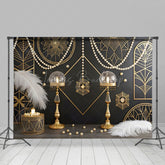 Lofaris Gatsby Theme Pearl Lines Photography Studio Backdrop
