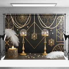 Lofaris Gatsby Theme Pearl Lines Photography Studio Backdrop