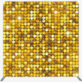 Lofaris Glitter Gold Sequins Dance Party Pillow Case Backdrop