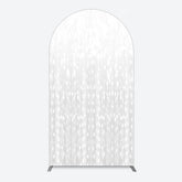 Lofaris Glitter Grey Bokeh Simple Photography Arch Backdrop