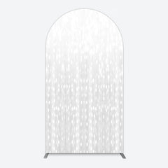 Lofaris Glitter Grey Bokeh Simple Photography Arch Backdrop