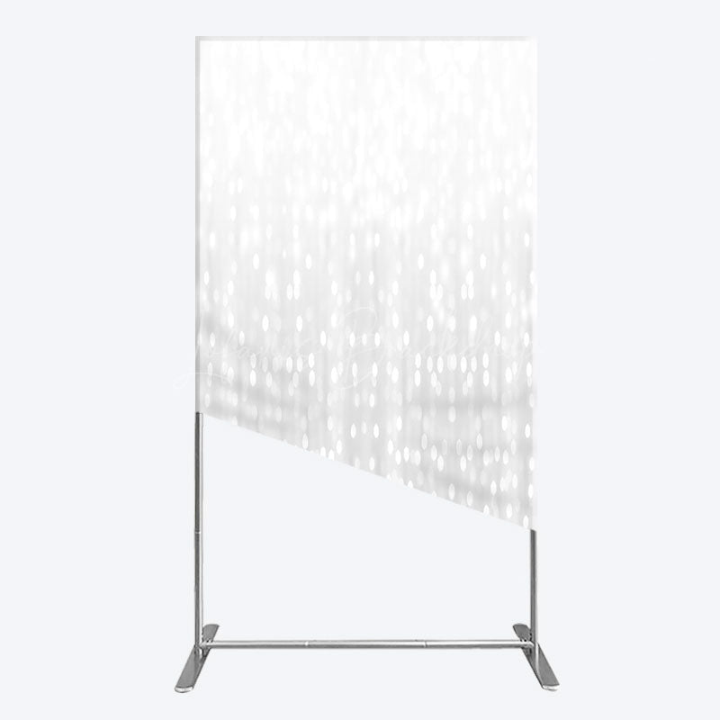 Lofaris Glitter Grey Bokeh Simple Photography Rectangle Backdrop