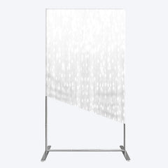 Lofaris Glitter Grey Bokeh Simple Photography Rectangle Backdrop