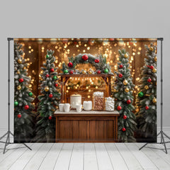 Lofaris Glitter Light Candy Bar Christmas Party Backdrop