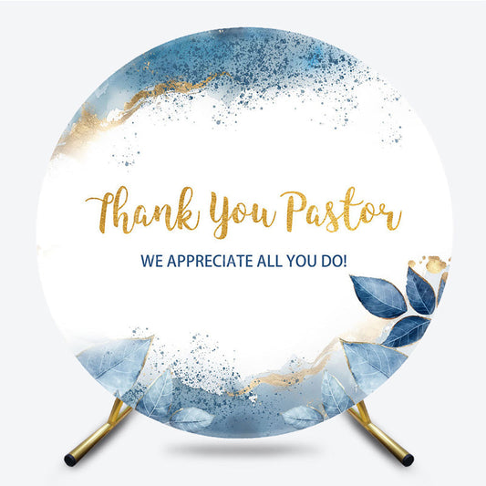 Lofaris Glitter Thanks Pastor Round Dance Party Backdrop