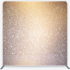 Lofaris Gold and Silver Glitter Bokeh Tension Fabric Backdrop Glamour Sparkle Photography Background