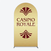 Lofaris Gold Casino Royale Inspired Arch Backdrop James Bond 007 Themed Party Decor Art Deco Adult Birthday