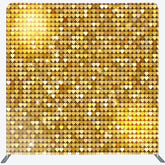 Lofaris Gold Hearts Sequins Glitter Square Tension Backdrop