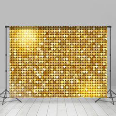 Lofaris Gold Sparkle Sequins Marbled Floor Room Set Backdrop