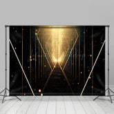 Lofaris Gold Thread Sacred Way Bokeh Photography Backdrop