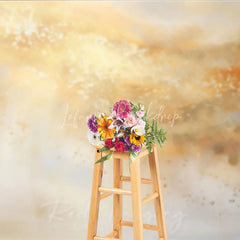 Lofaris Golden Abstract Texture Photography Backdrop Elegant Artistic Portrait Background for Events