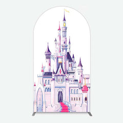 Lofaris Gorgeous Castle Princess Birthday Arch Backdrop