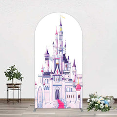 Lofaris Gorgeous Castle Princess Birthday Arch Backdrop