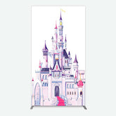 Lofaris Gorgeous Castle Princess Birthday Rectangle Backdrop