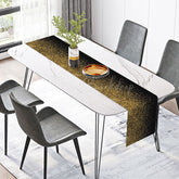 Lofaris Gorgeous Golden Glitter Table Runner Full Sparkle Design for Elegant Decor Wedding Anniversary or Glam Party