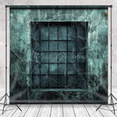Lofaris Gothic Haunted Window Photography Backdrop Spooky Wall with Cobwebs Dark and Creepy Halloween Themed Photos