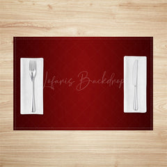 Lofaris Gradient Black Red Christmas Set Of 4 Placemats