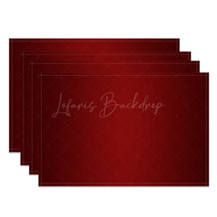 Lofaris Gradient Black Red Christmas Set Of 4 Placemats
