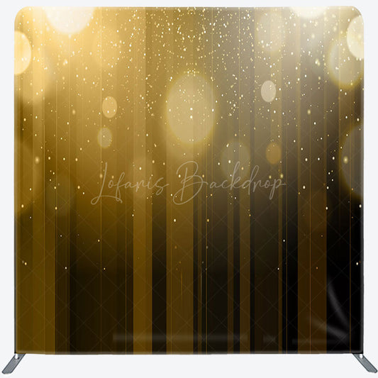 Lofaris Gradient Brown Bokeh Photo Square Tension Backdrop