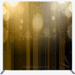 Lofaris Gradient Brown Bokeh Photo Square Tension Backdrop