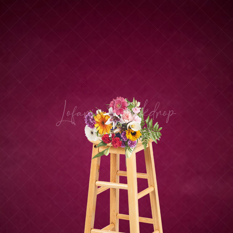 Lofaris Gradient Burgundy Old Master Photography Backdrop