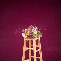 Lofaris Gradient Burgundy Old Master Photography Backdrop