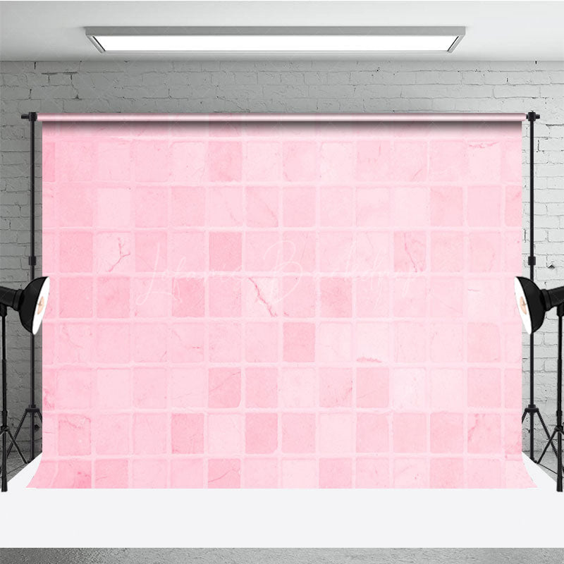 Lofaris Gradient Pink Bricks Summer Vibe Pattern Backdrop