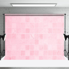 Lofaris Gradient Pink Bricks Summer Vibe Pattern Backdrop