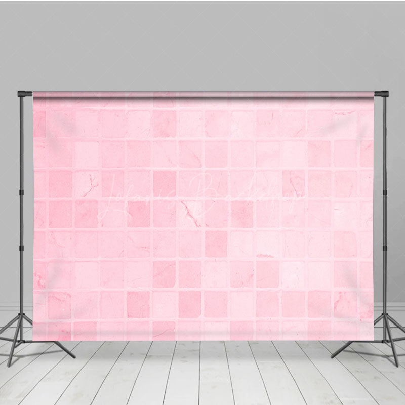 Lofaris Gradient Pink Bricks Summer Vibe Pattern Backdrop