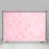 Lofaris Gradient Pink Bricks Summer Vibe Pattern Backdrop