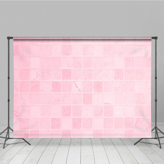 Lofaris Gradient Pink Bricks Summer Vibe Pattern Backdrop