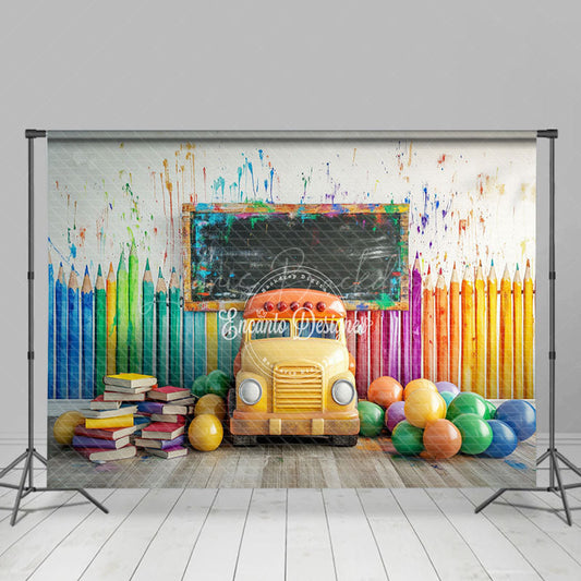 Lofaris Graffiti First Day Back To School Photography Backdrop