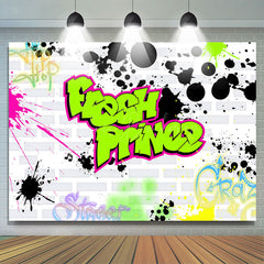 Lofaris Graffiti Fresh Prince Brick Wall Birthday Backdrop