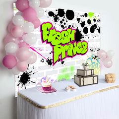 Lofaris Graffiti Fresh Prince Brick Wall Birthday Backdrop