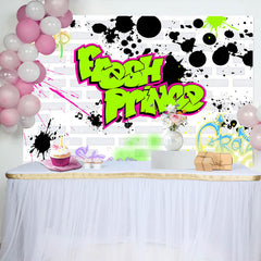 Lofaris Graffiti Fresh Prince Brick Wall Birthday Backdrop