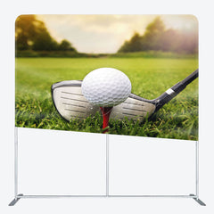 Lofaris Grassland Golf Shot Moment Sport Pillow Cover Backdrop