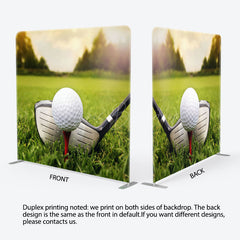 Lofaris Grassland Golf Shot Moment Sport Pillow Cover Backdrop